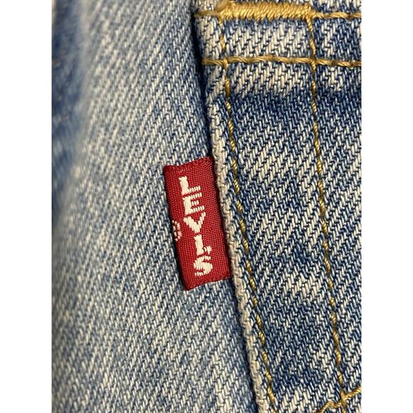 LEVI’S Premium Wedgie Straight Womens Size 25 Distressed Cut Off Ankle Y2K Drift - Picture 7 of 14